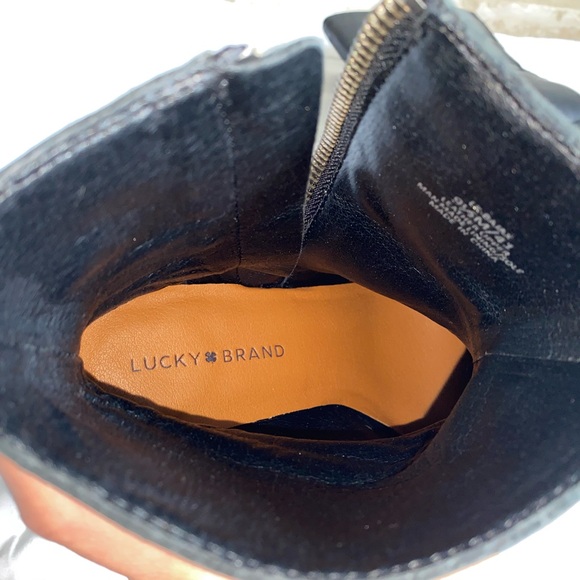 Lucky Brand Lug Sole High Heel Boot - Picture 7 of 11